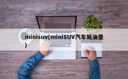 minisuv(miniSUV汽车蚝油量)