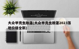 大众甲壳虫敞篷(大众甲壳虫敞篷2023落地价格全新)