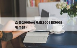 众泰2008ev(众泰2008和5008哪个好)