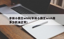 丰田小霸王wish(丰田小霸王wish用多少机油正常)