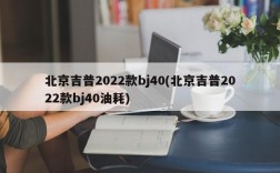 北京吉普2022款bj40(北京吉普2022款bj40油耗)