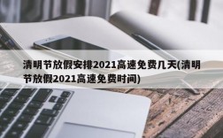 清明节放假安排2021高速免费几天(清明节放假2021高速免费时间)