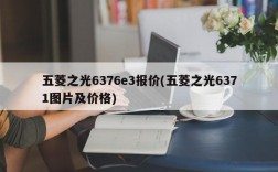 五菱之光6376e3报价(五菱之光6371图片及价格)