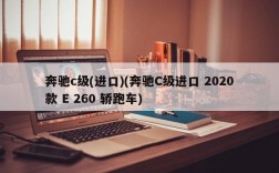 奔驰c级(进口)(奔驰C级进口 2020款 E 260 轿跑车)