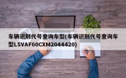 车辆识别代号查询车型(车辆识别代号查询车型LSVAF60CXM2044420)