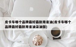 皮卡车哪个品牌最好最耐用省油(皮卡车哪个品牌最好最耐用省油柒油版)